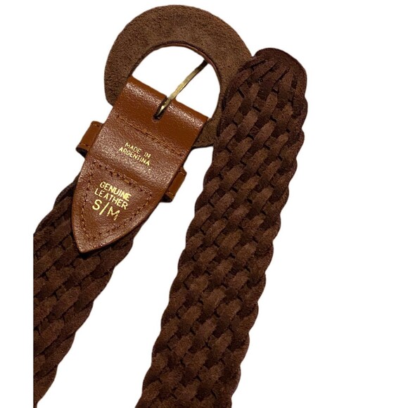 NEW S/M Women's brown belt, Genuine Leather - Picture 2 of 3